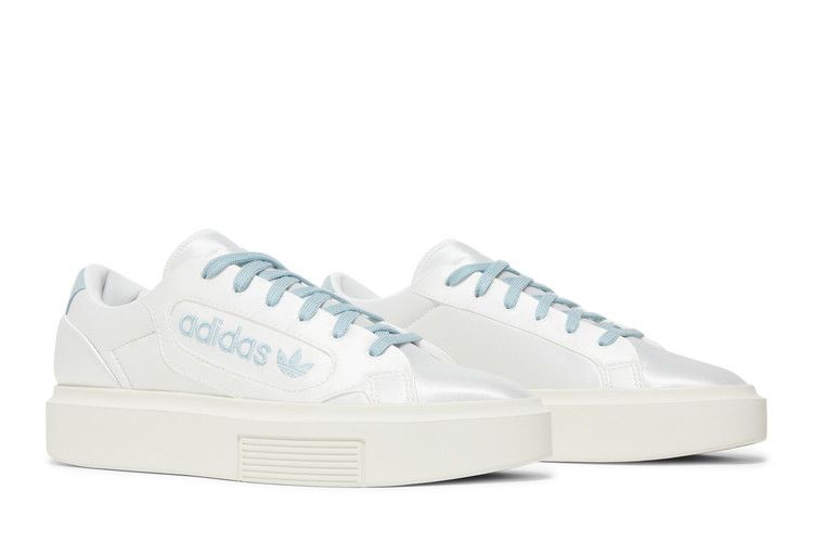 Adidas Wmns Sleek Super 'Cloud White Silver'' — Cloud White/Off White/Copper Metallic