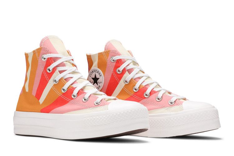 Converse Wmns Chuck Taylor All Star Platform High 'Summer Spirit' — Sunflower Gold/Bright Poppy