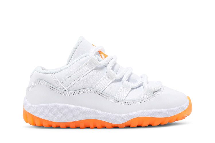 Air Jordan 11 Retro Low TD 'Bright Citrus' — White/Bright Citrus