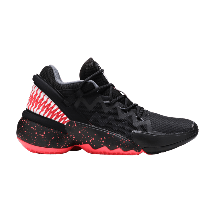 Marvel x adidas D.O.N. Issue #2 J 'Venom' — Core Black/Signal Pink/Cloud White