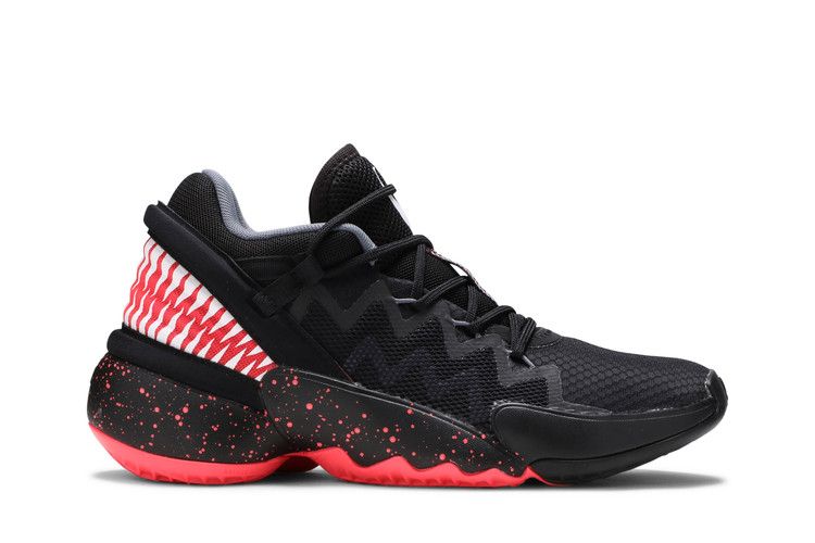Marvel x adidas D.O.N. Issue #2 J 'Venom' — Core Black/Signal Pink/Cloud White