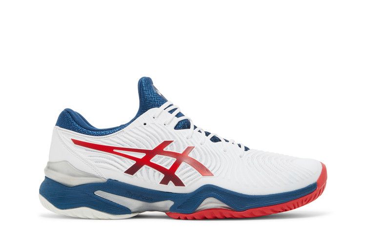 Asics Court FF 2 Novak 'White Mako Blue' — White/Mako Blue