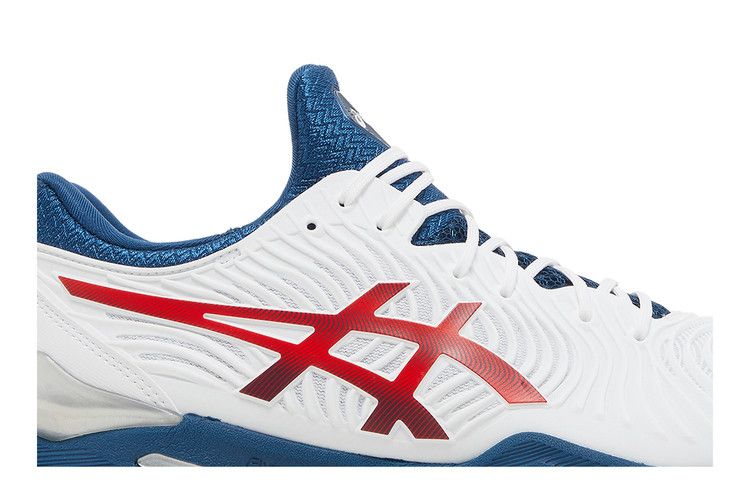 Asics Court FF 2 Novak 'White Mako Blue' — White/Mako Blue