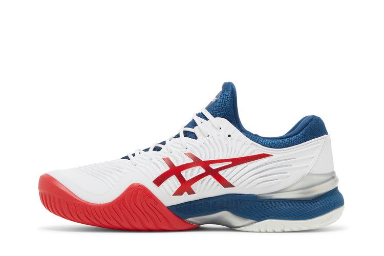 Asics Court FF 2 Novak 'White Mako Blue' — White/Mako Blue