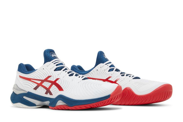 Asics Court FF 2 Novak 'White Mako Blue' — White/Mako Blue