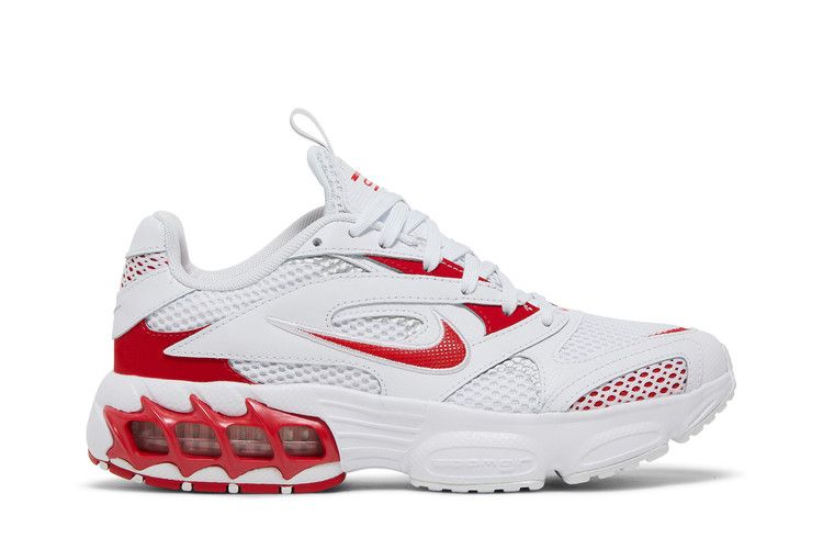 Nike Wmns Zoom Air Fire 'White University Red' — White/Metallic Silver/University Red (2)