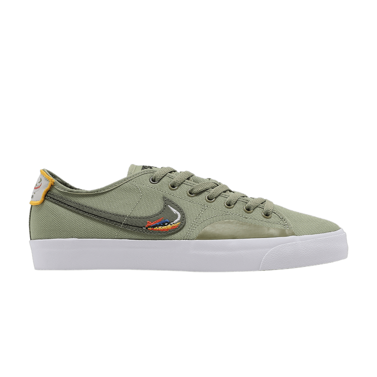 Daan Van Der Linden x Nike Blazer Court SB 'Dusty Olive' — Dusty Olive/Light Bone/Navy/Medium Olive