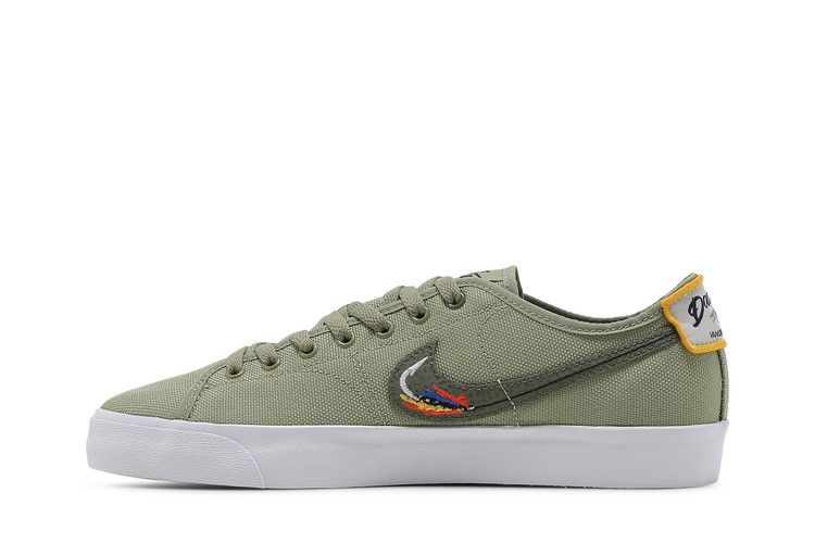 Daan Van Der Linden x Nike Blazer Court SB 'Dusty Olive' — Dusty Olive/Light Bone/Navy/Medium Olive