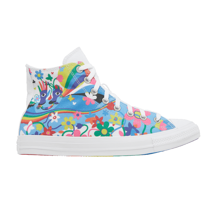 Converse Chuck Taylor All Star High 'Pride 2021' — White/Multi/White