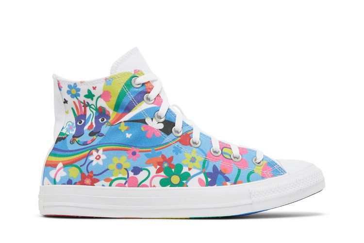 Converse Chuck Taylor All Star High 'Pride 2021' — White/Multi/White