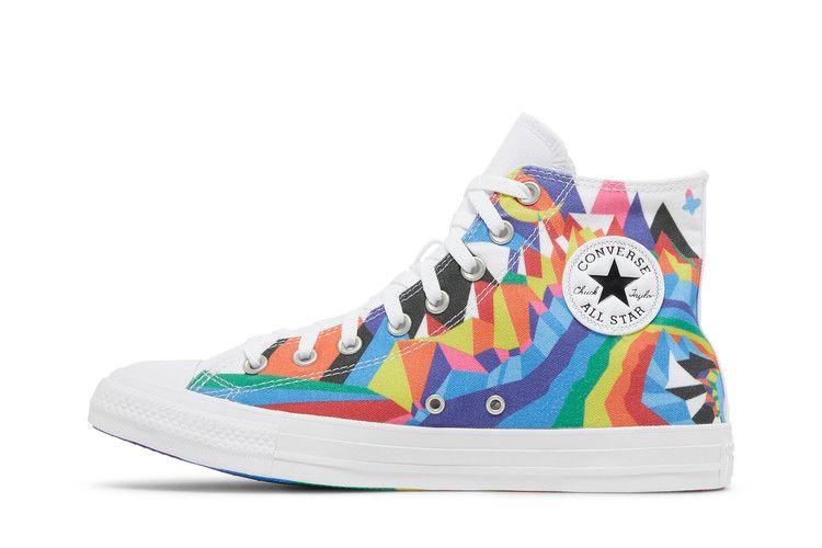 Converse Chuck Taylor All Star High 'Pride 2021' — White/Multi/White