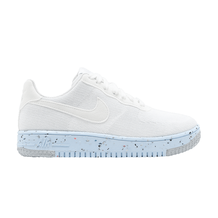 Nike Wmns Air Force 1 Crater Flyknit 'Pure Platinum' — White/Pure Platinum/White