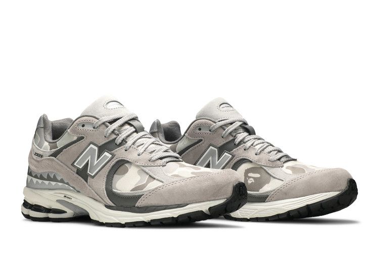 BAPE x New Balance 2002R 'Apes Together Strong - Grey Camo' — Gray