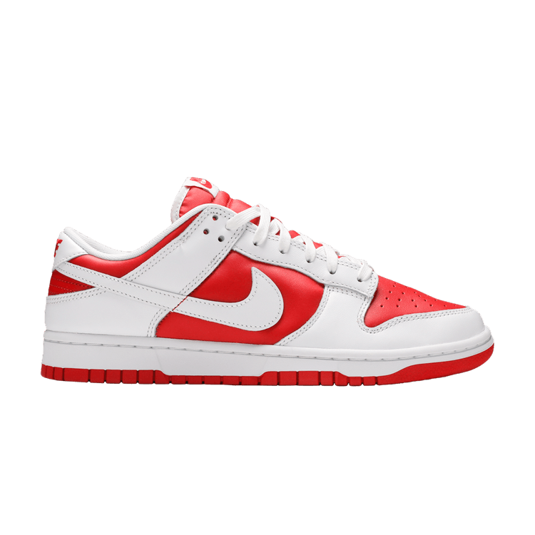 Nike Dunk Low 'Championship Red' — University Red/White/Total Orange