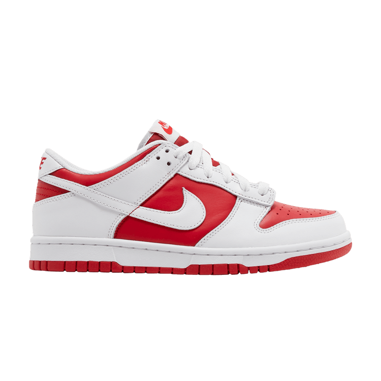 Nike Dunk Low GS 'Championship Red' — University Red/White/Total Orange