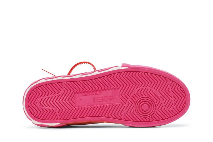Off-White Wmns Arrow Vulcanized Low 'White Fuchsia' — White/Fuchsia