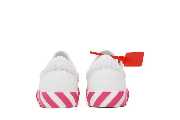 Off-White Wmns Arrow Vulcanized Low 'White Fuchsia' — White/Fuchsia