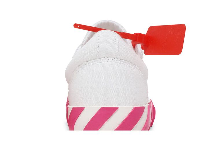 Off-White Wmns Arrow Vulcanized Low 'White Fuchsia' — White/Fuchsia