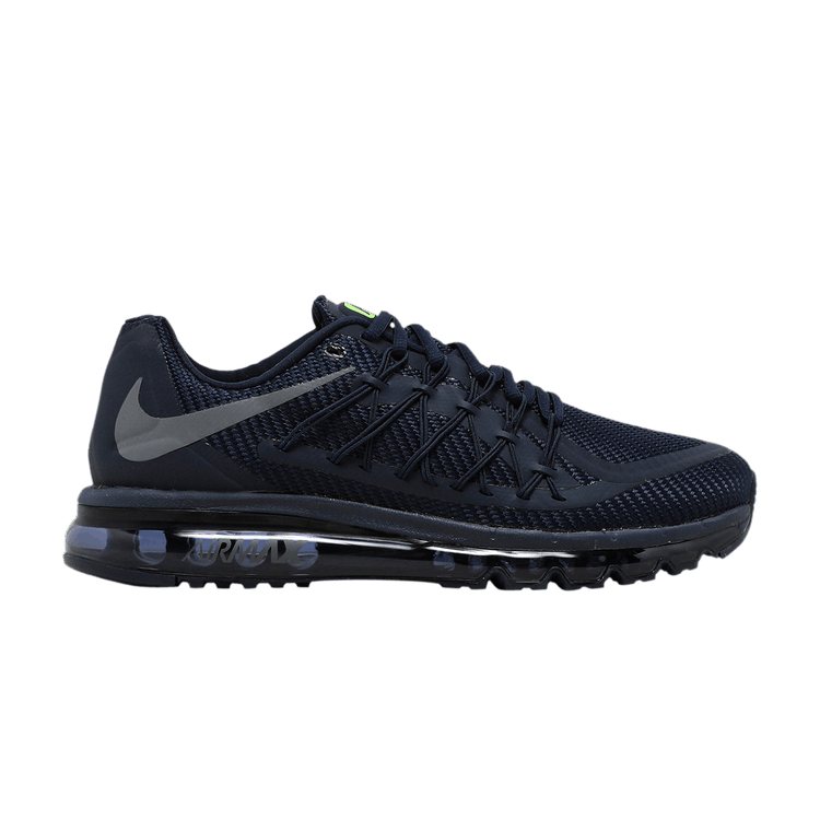Nike Air Max 2015 'Obsidian' — Obsidian/Cool Grey/Electric Green