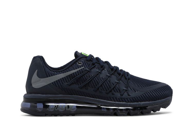 Nike Air Max 2015 'Obsidian' — Obsidian/Cool Grey/Electric Green