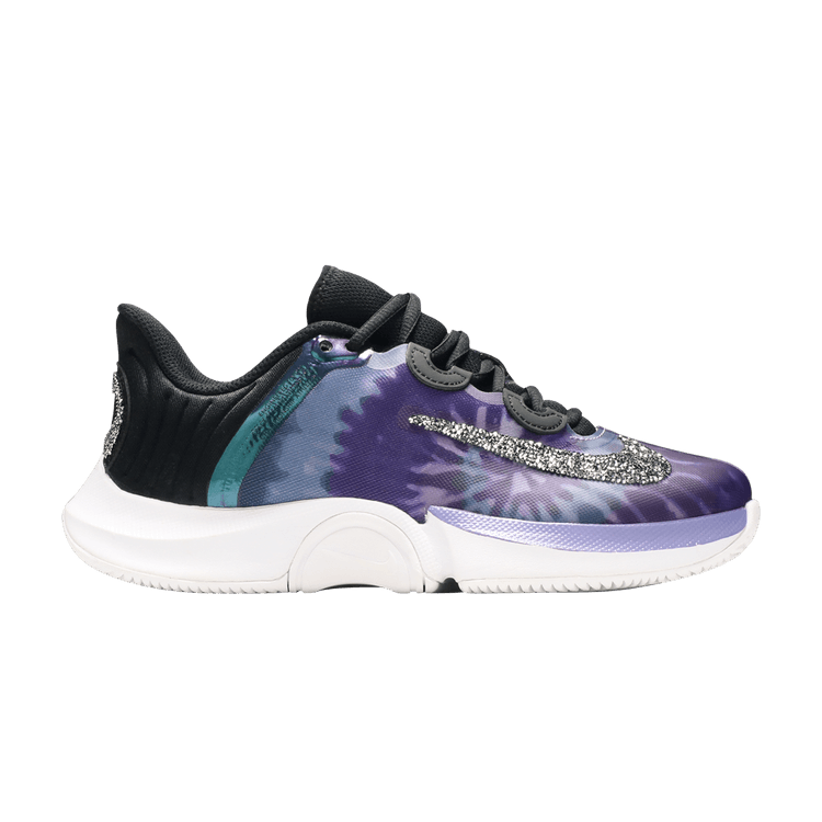 Naomi Osaka x Wmns NikeCourt Air Zoom GP Turbo 'Tie Dye' — Black/Dusty Amethyst/White