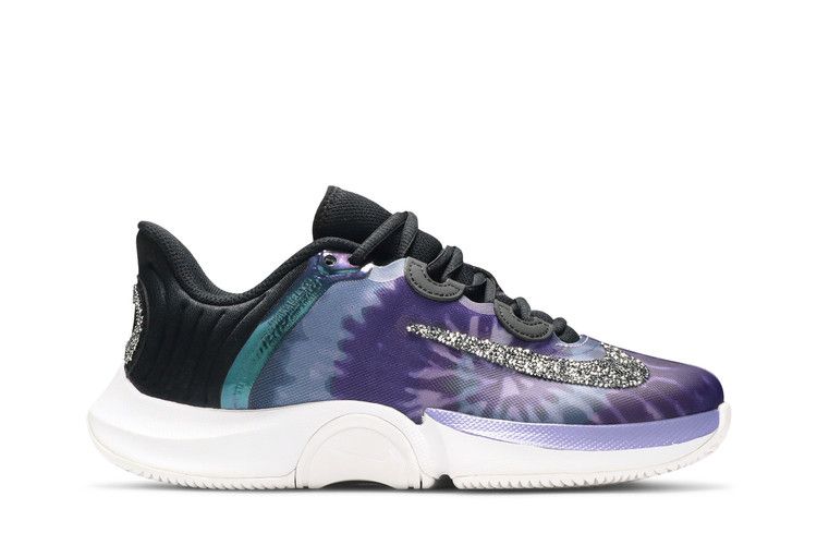 Naomi Osaka x Wmns NikeCourt Air Zoom GP Turbo 'Tie Dye' — Black/Dusty Amethyst/White