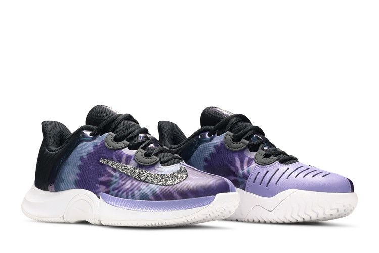 Naomi Osaka x Wmns NikeCourt Air Zoom GP Turbo 'Tie Dye' — Black/Dusty Amethyst/White
