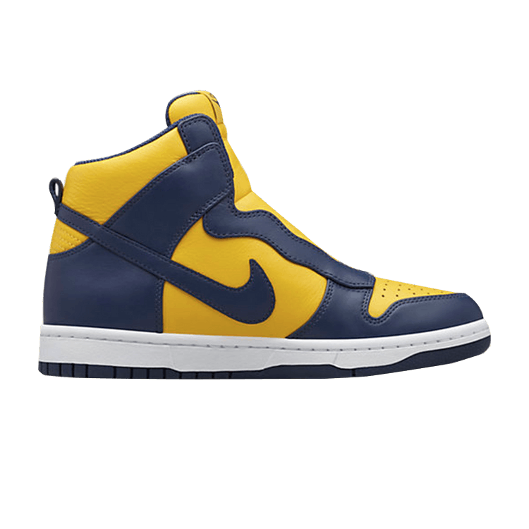 sacai x wmns NikeLab Dunk Lux 'Varsity Maize Navy' — Midnight Navy/Varsity Maize/Midnight Navy