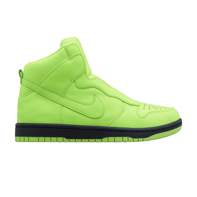 sacai x Nike Wmns Dunk Lux High SP 'Volt' — Volt/Obsidian/Volt