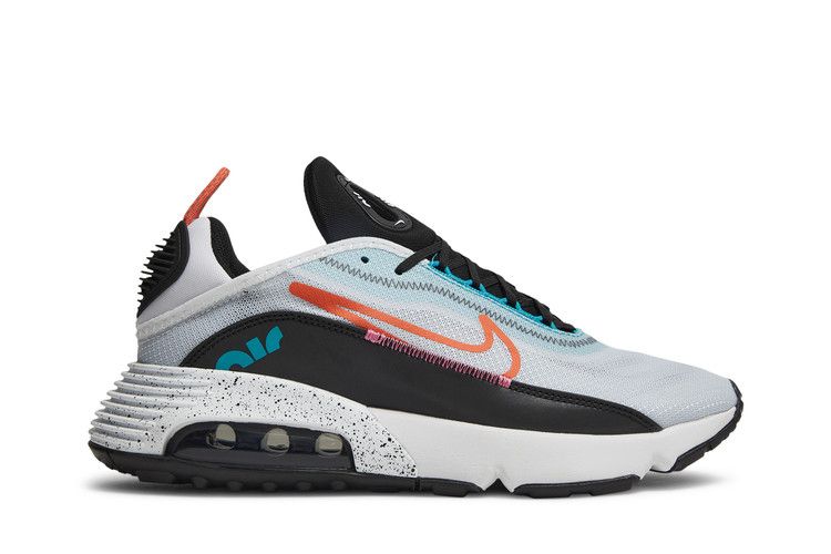 Nike Air Max 2090 'White Turf Orange Speckled' — White/Black/Aquamarine/Turf Orange (2)