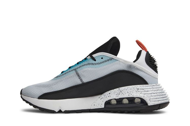Nike Air Max 2090 'White Turf Orange Speckled' — White/Black/Aquamarine/Turf Orange (4)