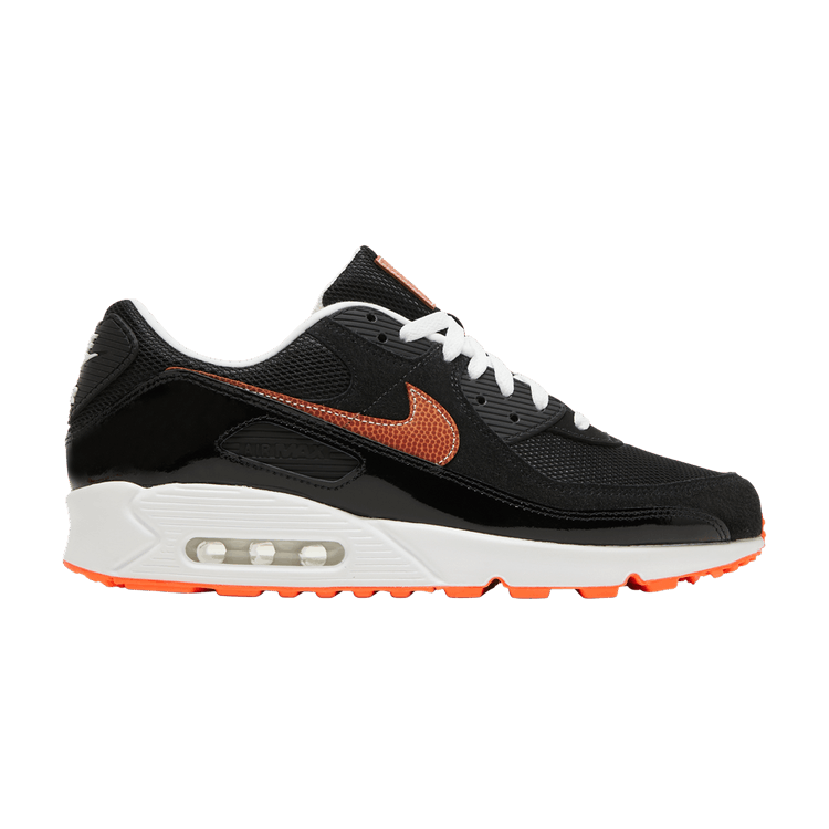 Nike Air Max 90 'Football' — Black/White/Hyper Crimson/Multi-Color