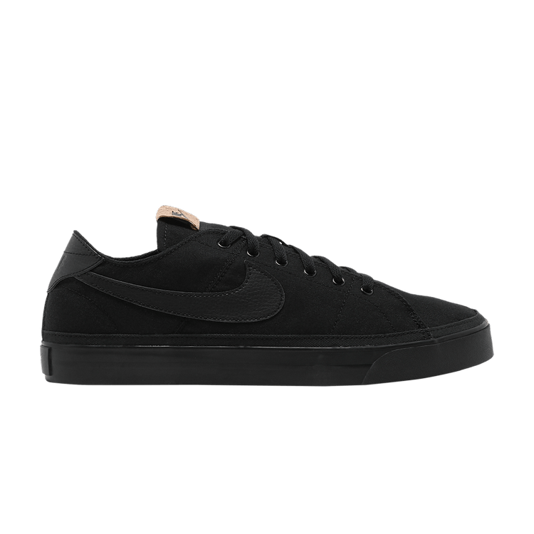 Nike Court Legacy Canvas 'Black Cork' — Black/Multi-Color/Black