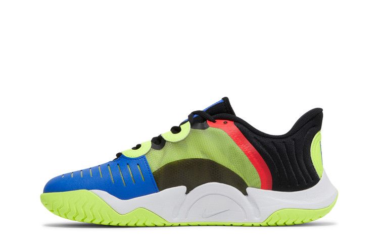 NikeCourt Air Zoom GP Turbo 'Black Volt' — Black/White/Volt/Laser Crimson