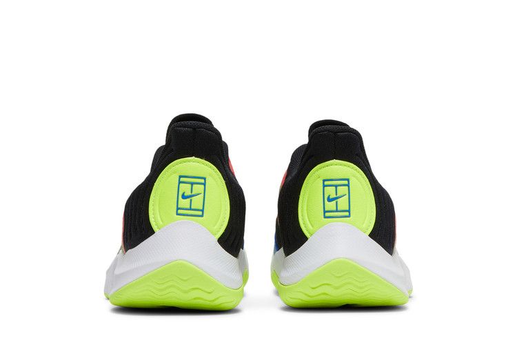 NikeCourt Air Zoom GP Turbo 'Black Volt' — Black/White/Volt/Laser Crimson
