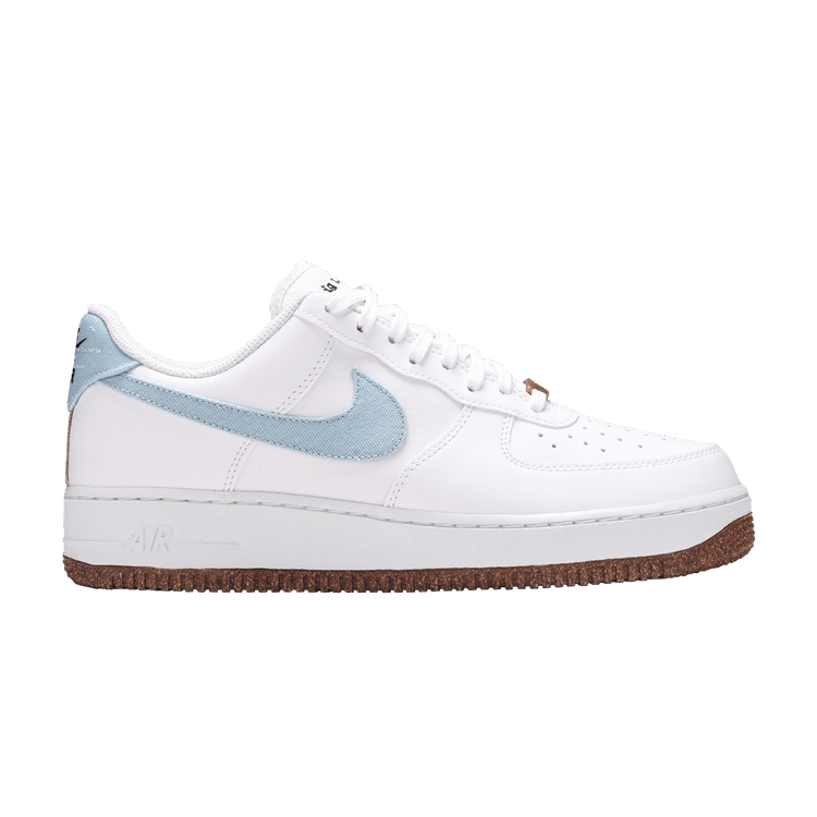 Nike Air Force 1 '07 LV8 'Indigo' — White/Obsidian/White/Black