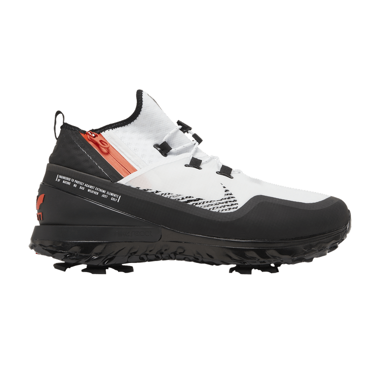 Nike Air Zoom Infinity Tour Shield Golf Wide 'Team Orange Black' — White/Team Orange/Black