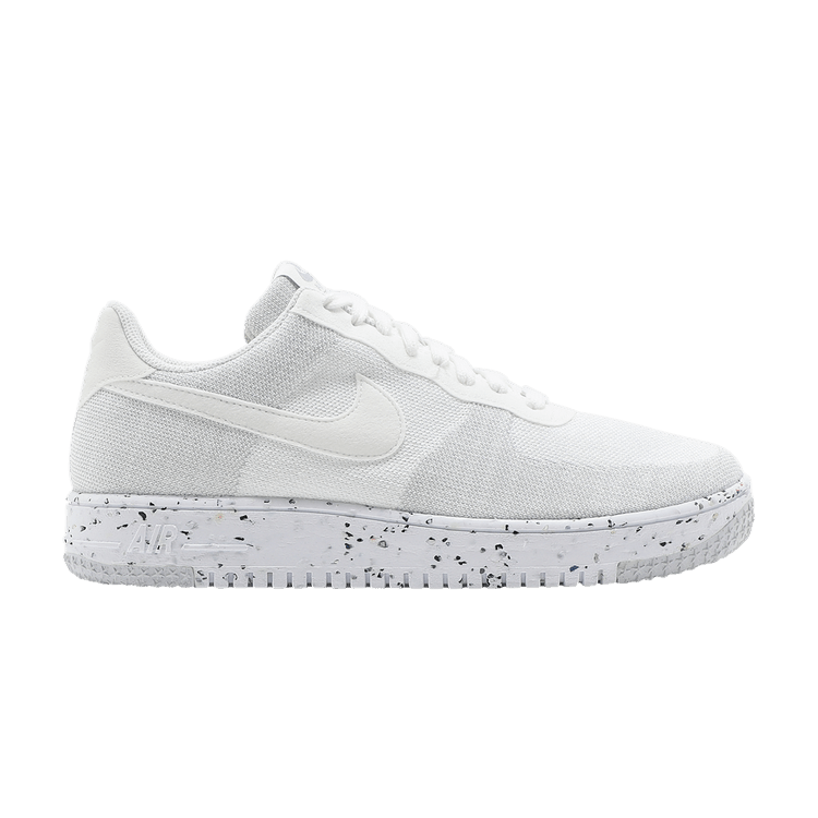 Nike Air Force 1 Crater Flyknit 'White Wolf Grey' — White/Sail/Wolf Grey/White