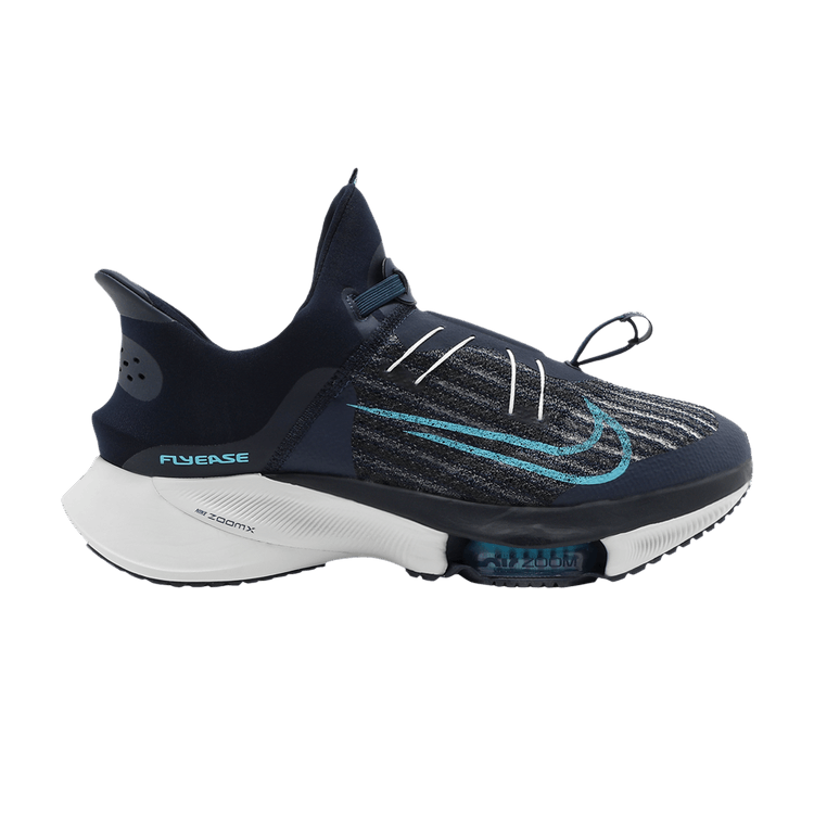 Nike Air Zoom Tempo NEXT% Flyease 'College Navy' — College Navy/Pure Platinum/Lagoon Pulse/Chlorine Blue