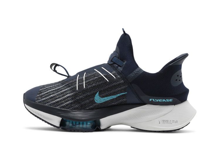 Nike Air Zoom Tempo NEXT% Flyease 'College Navy' — College Navy/Pure Platinum/Lagoon Pulse/Chlorine Blue (4)