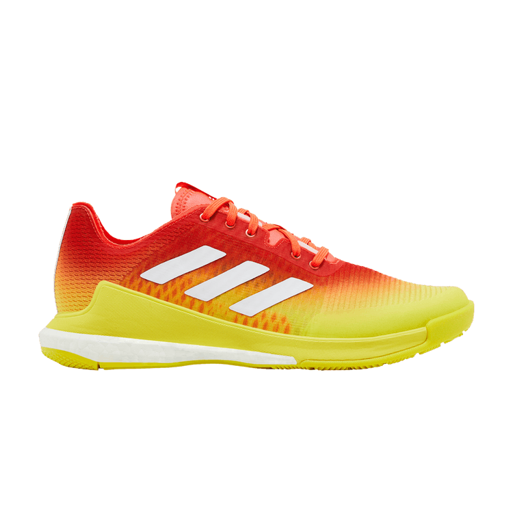 Adidas Wmns Crazyflight 'Solar Red Acid Yellow' — Solar Red/Cloud White/Acid Yellow