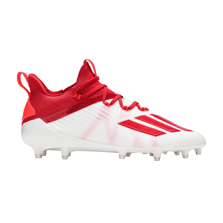 Adidas Adizero Cleat 'White Team Power Red' — Cloud White/Team Power Red/Solar Red