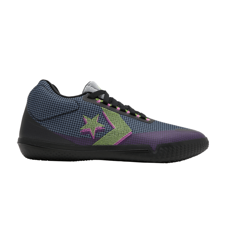 Converse All Star Pro BB Mid 'Soundwave' — Black/White/Nightfall Violet