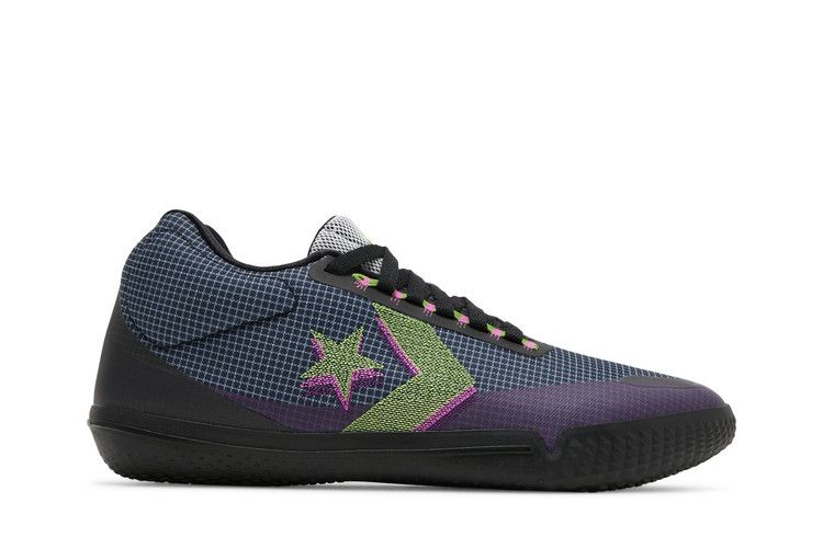 Converse All Star Pro BB Mid 'Soundwave' — Black/White/Nightfall Violet