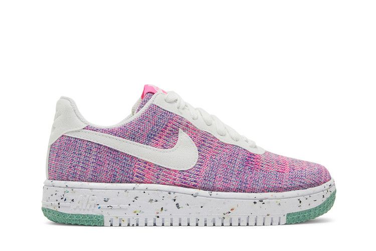 Nike Wmns Air Force 1 Crater Flyknit 'Fuchsia Glow' — Fuchsia Glow/Pink Blast/Green Glow/White (2)