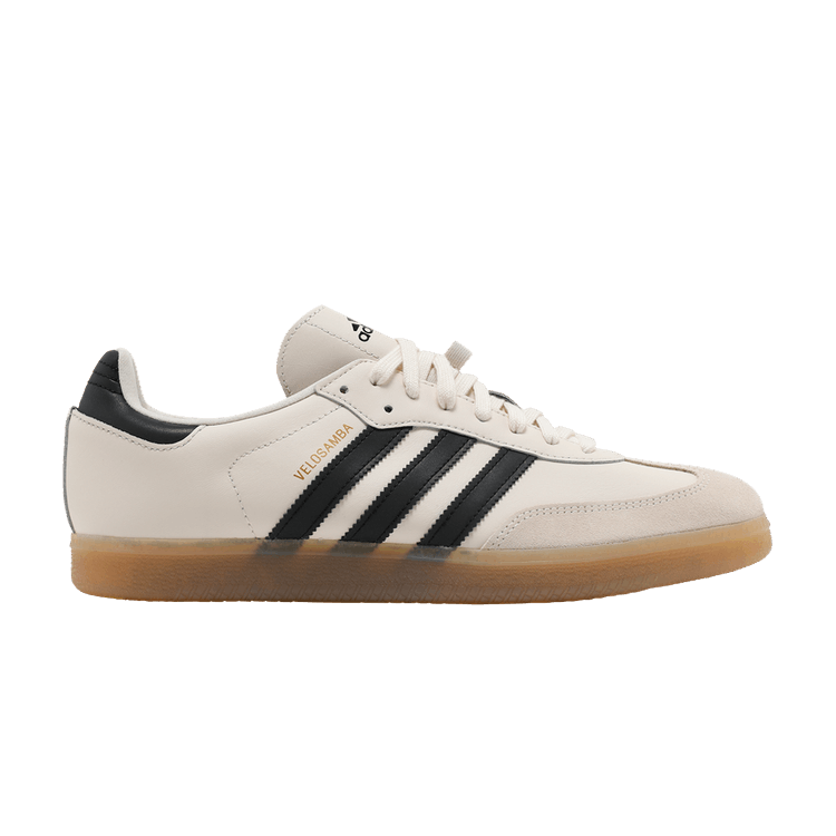 adidas Velosamba 'Wonder White Gum' — Wonder White/Core Black/Gold Metallic