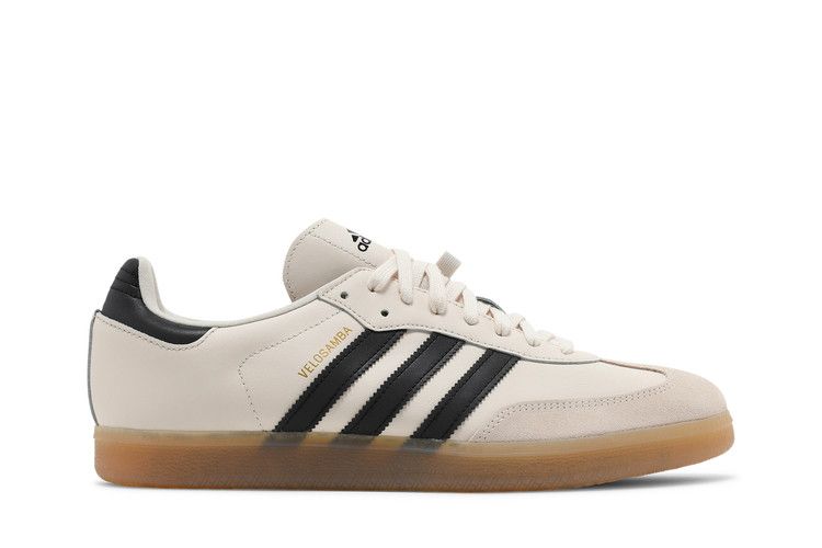 adidas Velosamba 'Wonder White Gum' — Wonder White/Core Black/Gold Metallic