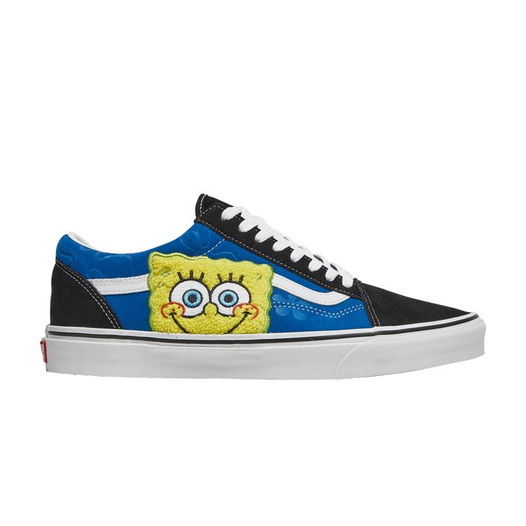 SpongeBob SquarePants x Vans Old Skool 'Smile Patch' — Black/Blue