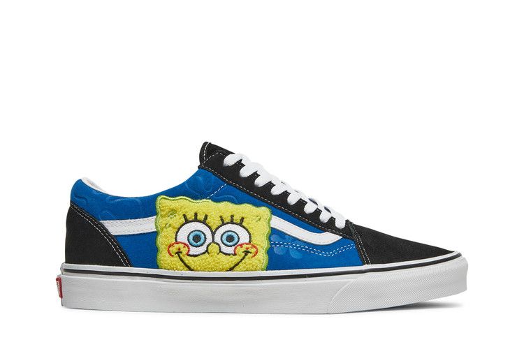 SpongeBob SquarePants x Vans Old Skool 'Smile Patch' — Black/Blue