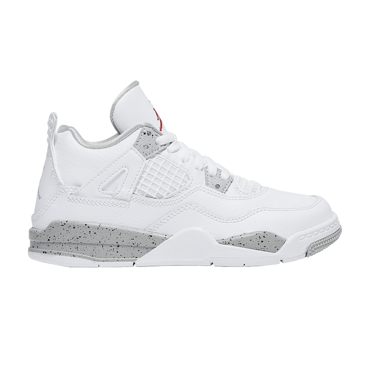 Air Jordan 4 Retro PS 'White Oreo' — White/Tech Grey/Black/Fire Red